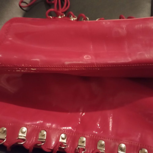 Pleaser Flamingo 3063 boots size 37 used red 17 cm heel