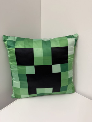 Minecraft Creeper διακοσμητικό μαξιλάρι σαν καινούργιο 40x40 εκ