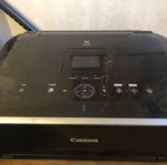 Canon printer used with three inks, working
