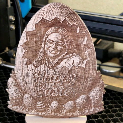 Easter embossed personalized decoration new
