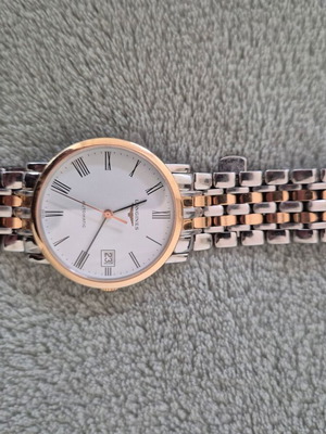 Longines watch new with certificate, gold and silver
