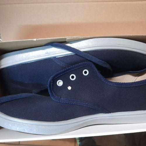 Olympos OL203 Blue Men's Lace-Up Canvas Work Shoes New