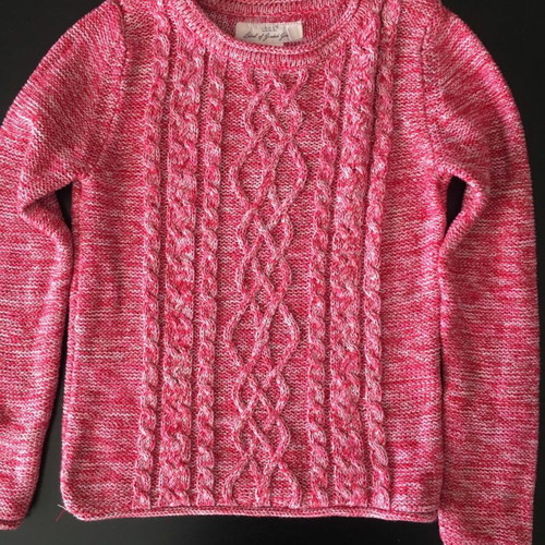 H&M Cotton Sweater for Girl 6-8 Years Like New, Red