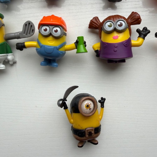 McDonald’s Happy Meal Minions 2019 figures used, pack of 8