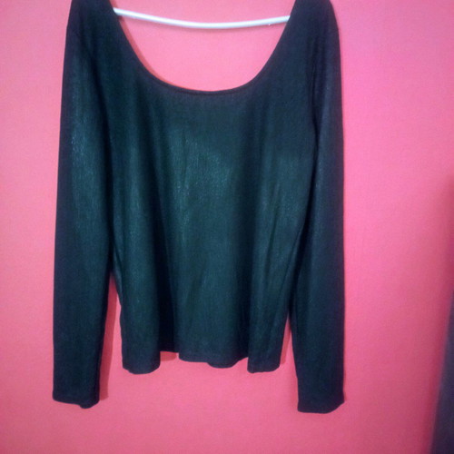 Blouse new very elastic size medium black