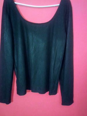 Blouse new very elastic size medium black