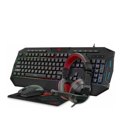 Gaming bundle Havit KB501CM new with keyboard, mouse, headset, mousepad