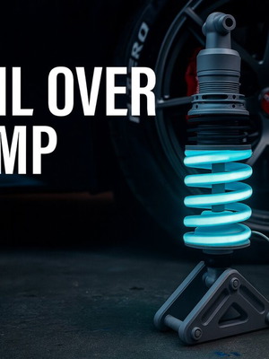 Coilover Lamp New 3D Printed LED Light
