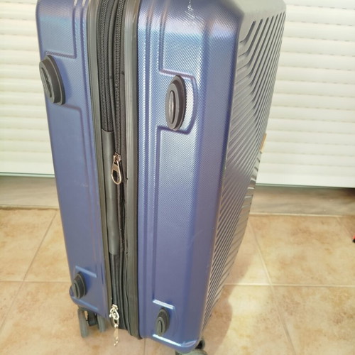 Ox luggage hard travel suitcase navy blue