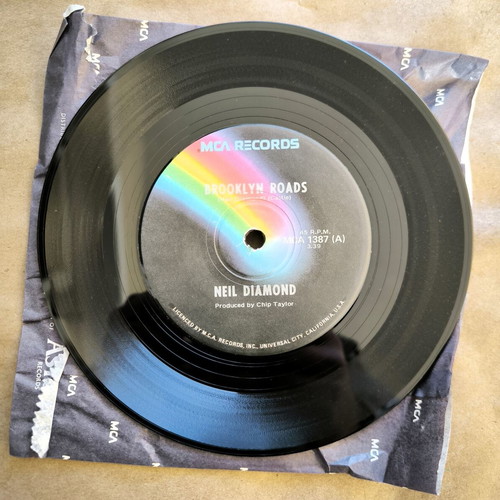 Six LP records used