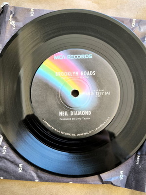 Six LP records used