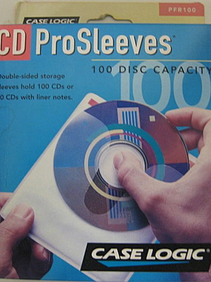 CD ProSleeves Case Logic 100 θέσεων νέες