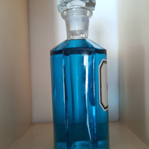 Transparent vintage pharmaceutical bottle nearly 1 liter, like new