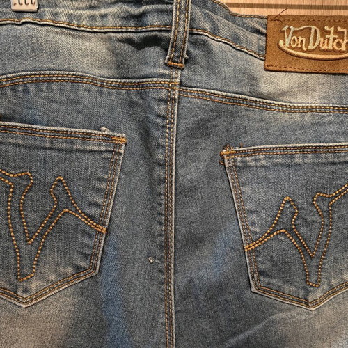Von Dutch Women's Skinny Jeans Used, Blue, Size S