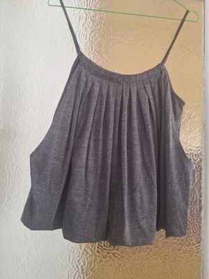 Viscose top like new, gray, size L