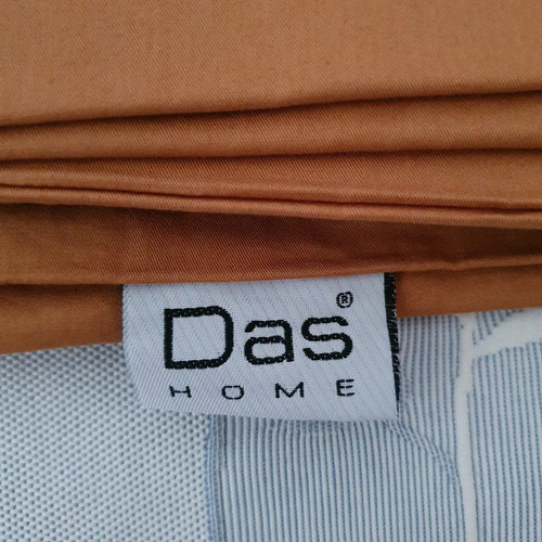 Das Home single bed sheet set and duvet cover cotton satin gold mustard new