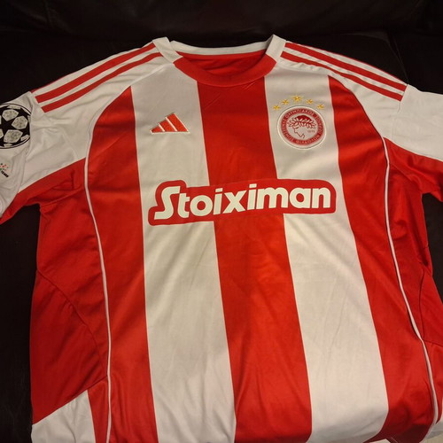 Olympiacos 2025/26 jersey XL Adidas replica, like new