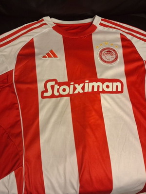 Olympiacos 2025/26 jersey XL Adidas replica, like new