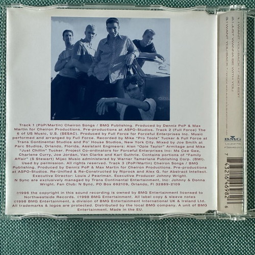 NSYNC I Want You Back CD single like new, pop