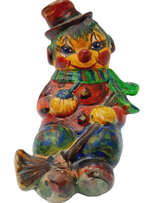 Vintage Balkan figurine hand painted, like new, 16 cm