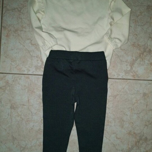 Orchestra white sweatshirt and gray sweatpants set new, size 104 cm, 4 years
