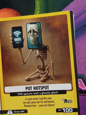 Italian Brainrot Cosmic Hallucination Card new