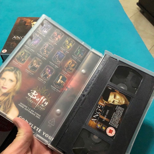 Angel Season 4 VHS tapes 1-3 used from Buffy the Vampire Slayer