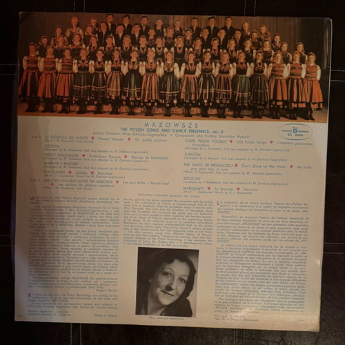 Mazowsze Vol. 5 vinyl like new, folk music, Polskie Nagrania Muza