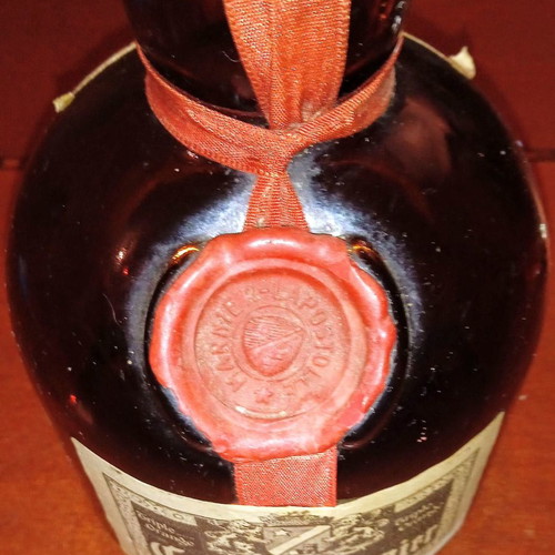 Grand Marnier collectible bottle from A. Metaxa dealership Piraeus
