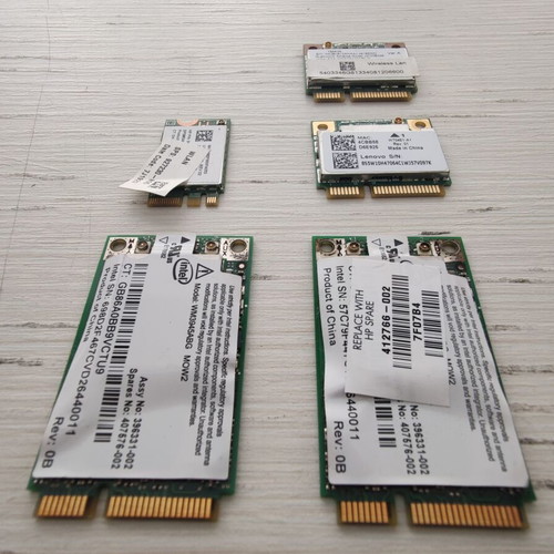 Laptop WiFi Cards pack of 5 like new