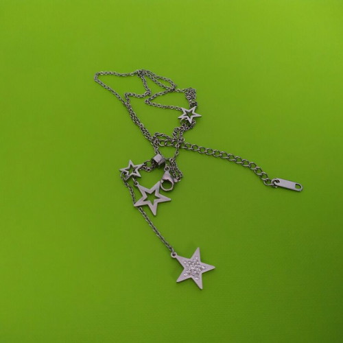Steel jewelry used, rings, anklets, star necklace