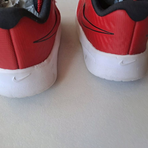 Nike shoes used, baby red sports size 19.5