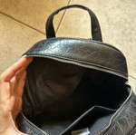 Backpack black eco leather new