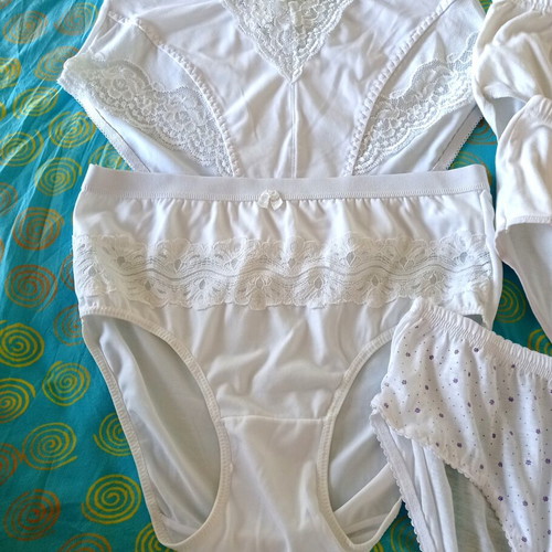 Women's white underwear pack XL-XXL new, 5 pieces