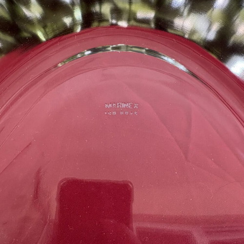 Marinex Glass Oval Pyrex with Metal Lid 36cm like new