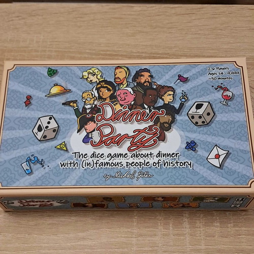 Dinner Party board game with expansion and promo card like new
