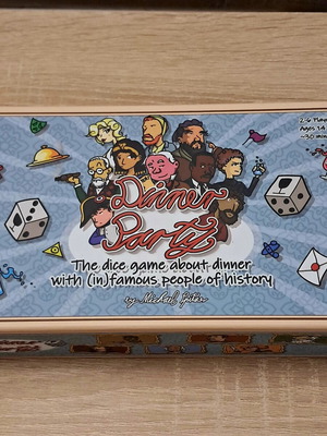 Dinner Party board game with expansion and promo card like new