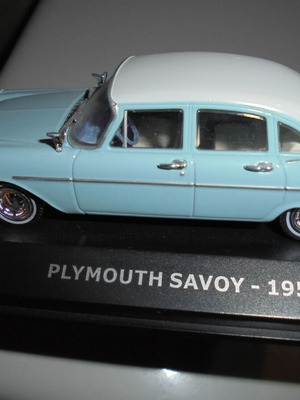 Plymouth Savoy 1959 toy car new, blue
