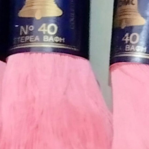 DMC lace thread new, number 40, pack of 4 pink skeins