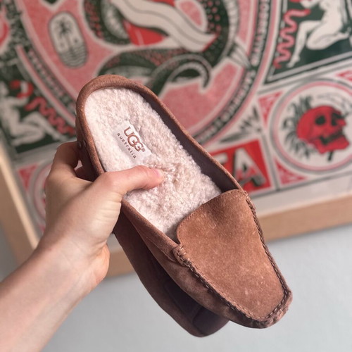 Ugg mules new, size 37-37.5, beige brown