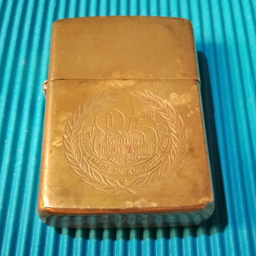 Αναπτήρας Zippo Brass Harley Davidson 85th Anniv 1932 - 1991 μεταχειρισμένος