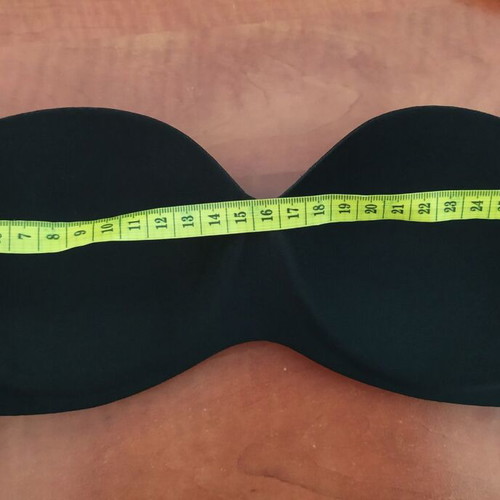 Strapless bra new, black without straps