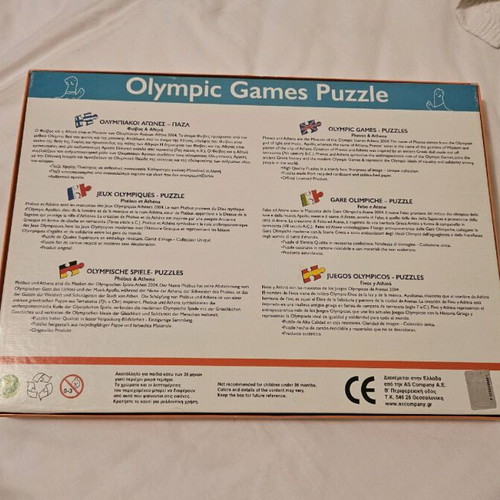 Athens 2004 Olympic Games puzzle collectible like new