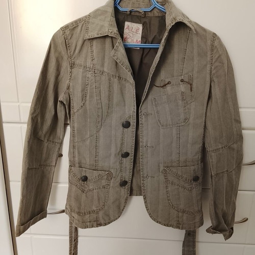 Attrattivo women's jacket used, khaki, medium size