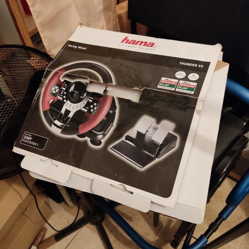 Hama Thunder V5 Racing Wheel for PS3 and PC