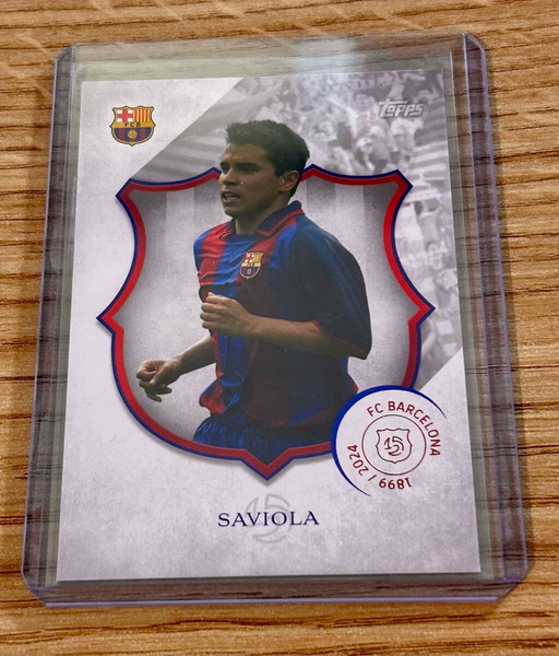Κάρτα Saviola Barcelona 125 Legacy Topps 2025 Ολυμπιακός