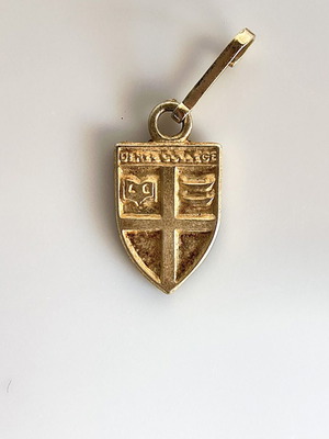 American College of Greece (Deree) metal pendant emblem