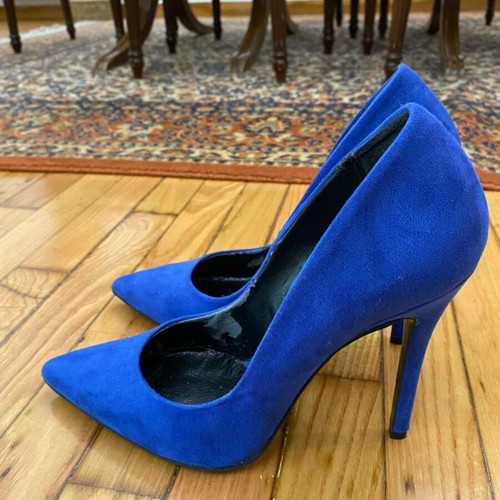 Sante heels blue used, size 39