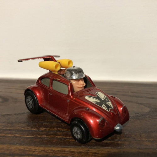 Matchbox Superfast No. 11 Flying Bug toy car used, Volkswagen Beetle 1972