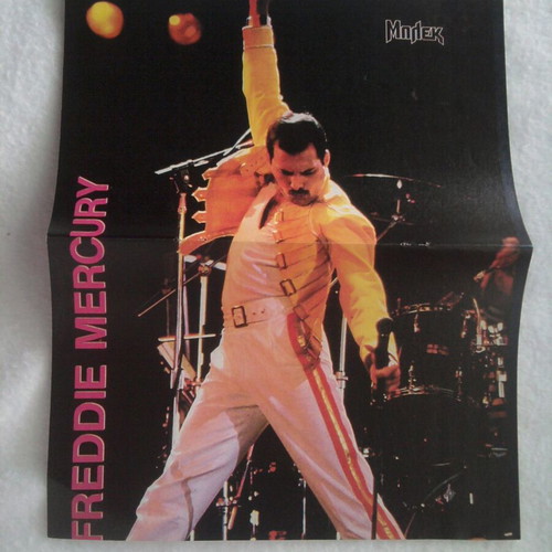 Queen (Freddie Mercury) & Paula Abdul poster like new